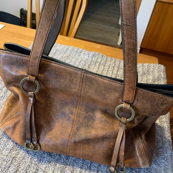 Maxx New York Handbags - MAXX New York brown Leather purse/bag